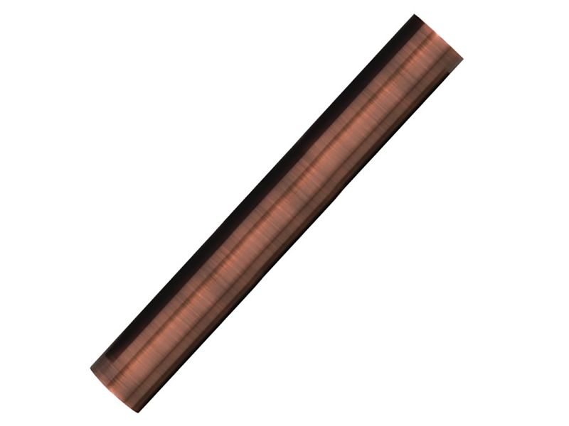 Matoc Designs 28mm Steel Pole - Antique Copper - 2.5m