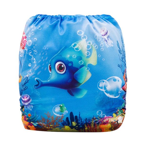 Baby Under The Sea Cloth Diaper One Size Fits Most