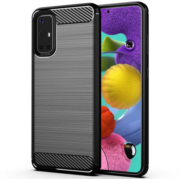 Slimfit Shockproof Carbon Design Case for Samsung Galaxy A51