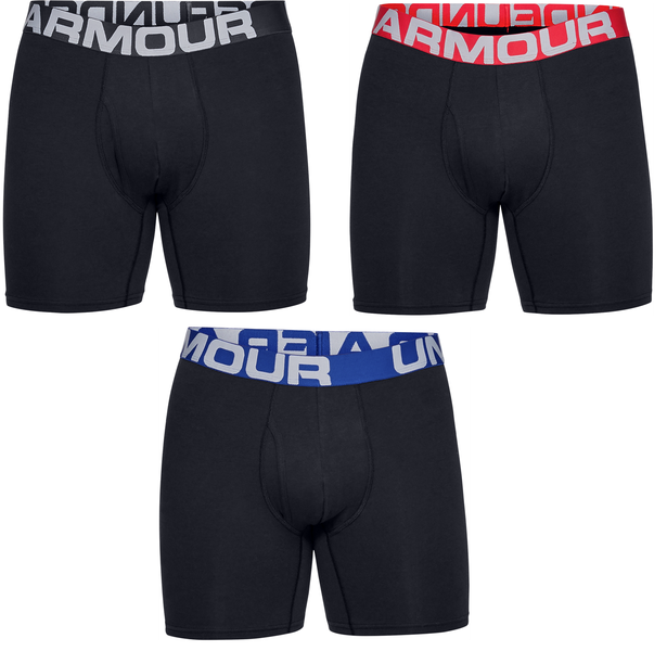 Under Armour Men's Charged 6in Train 3 x Boxerjocks