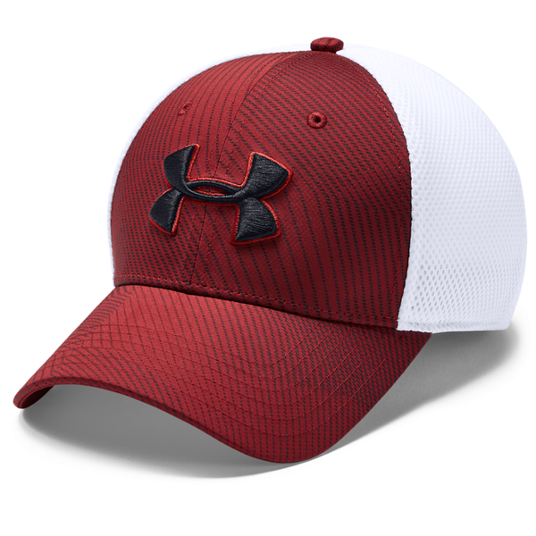 Under Armour Men's TB Classic Mesh Golf Cap Red