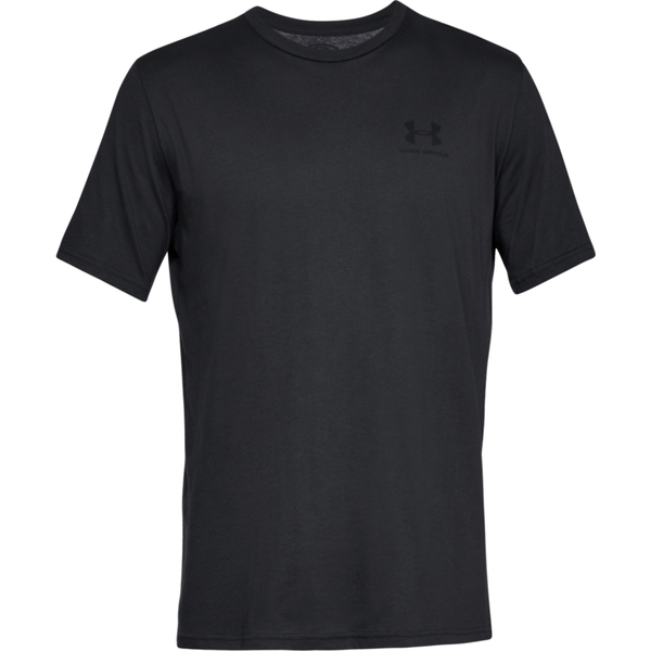 Under Armour Men's Sportstyle Left Chest Training Shirt Black