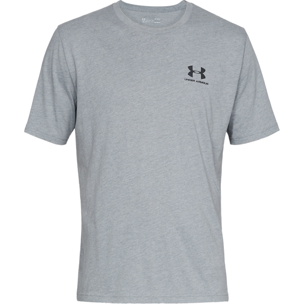Under Armour Men's Sportstyle Left Chest Training Shirt GreyBlk