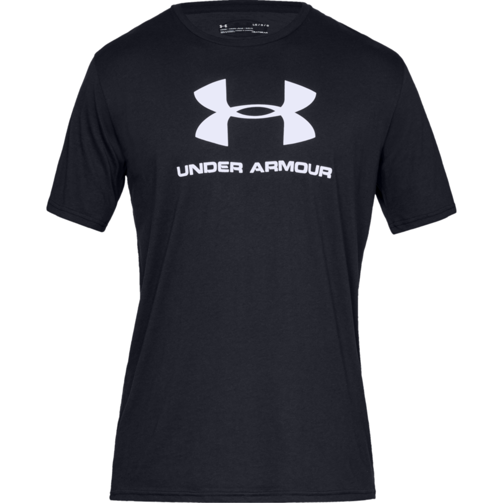 Under Armour Men's Sportstyle Logo Training Shirt Black Shop Today