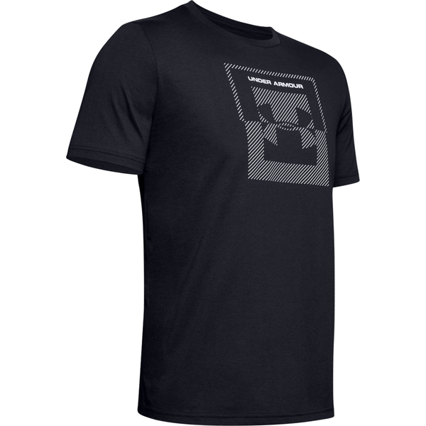 Under Armour Men's Inverse Box Logo Training Shirt - Purple