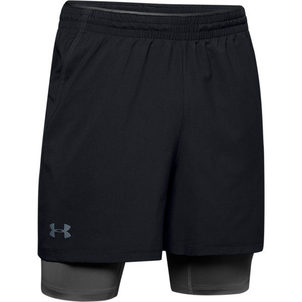 Under Armour Men's Qualifer 2 in 1 Training Short Black