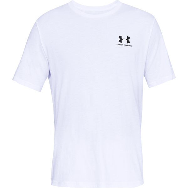 Under Armour Men's Sportstyle Logo Left Chest Training Shirt White