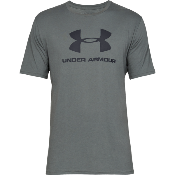 Under Armour Men's Sportstyle Logo Training Shirt GreyBlack