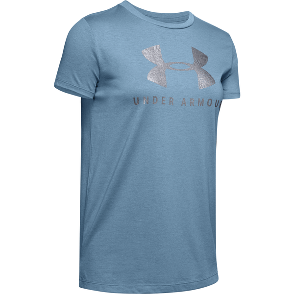 Under Armour Women's Sportstyle Classic Crew Training Shirt Grey