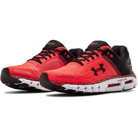 under armour red and black running shoes