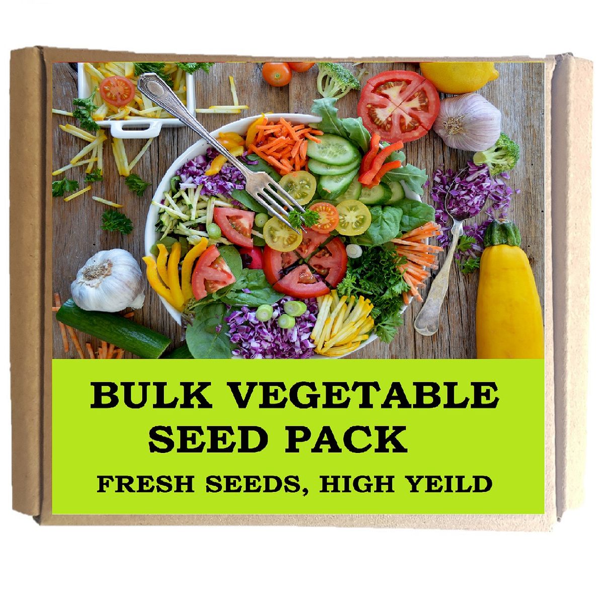 Bargain bulk pack of fresh vegetable seeds by Seedleme Shop Today