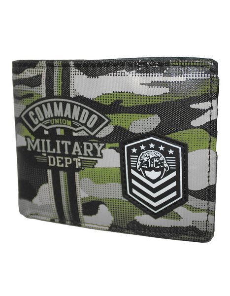 Fino SK-FZ24 Faux Leather Camouflage Card Holder Wallet with SD Card Holder