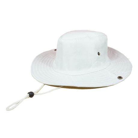 white sun cap