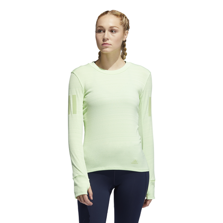 adidas Women's Rise Up - Sleeve Running T-shirt - Green | Buy Online in South Africa takealot.com