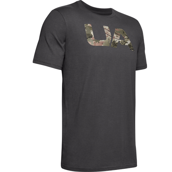 Under Armour Men's Camo Fill Hunting Shirt - Dark Grey