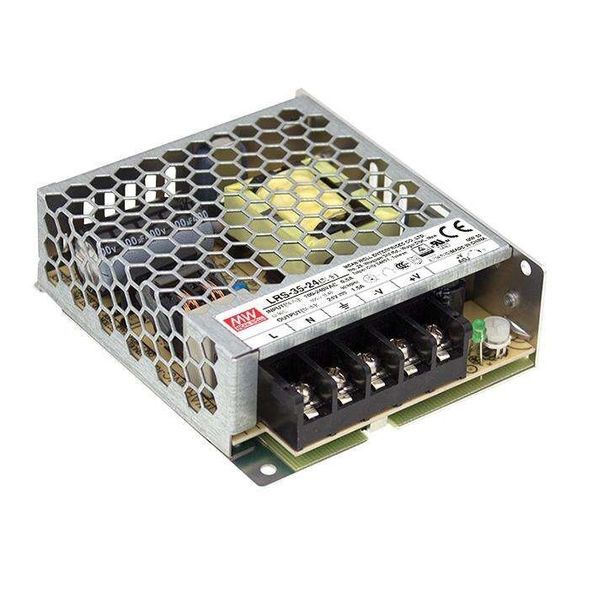 Mean Well, AC/DC Enclosed Power Supply (PSU),ITE,1Outputs,36 W, LRS-35-12