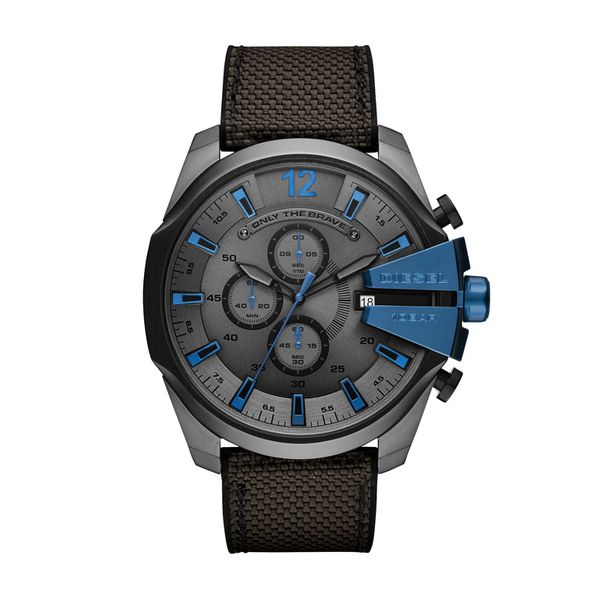 Diesel Men's Mega Chief Watch - Blue
