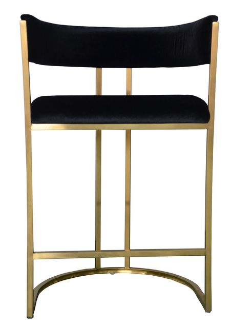 Jost Gold Frame Fabric Bar Stool | Shop Today. Get it Tomorrow ...