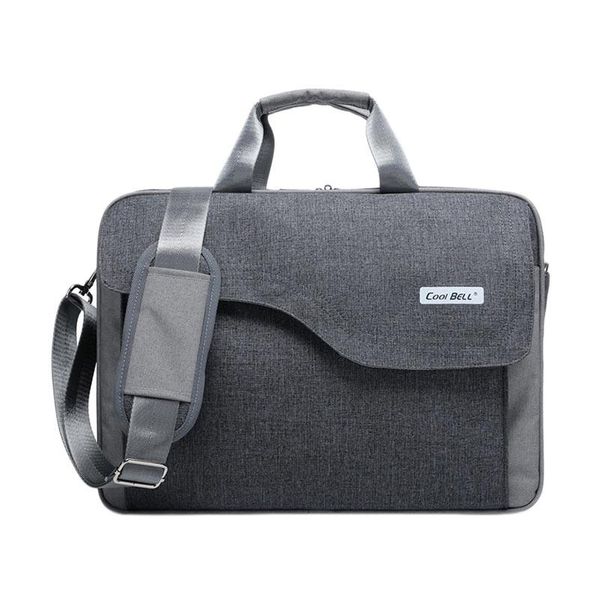 CB-3039 Waterproof Nylon 15.6” HP/Apple Laptop/Shoulder Bag Grey