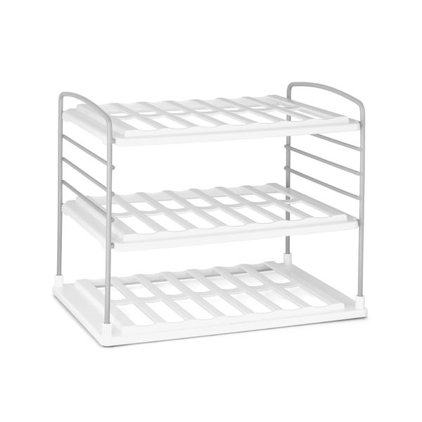 YouCopia UpSpace 3-Tier Water Bottle Organiser - White