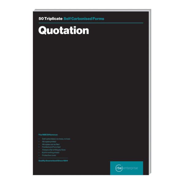 RBE Quotation Triplicate A4 Pads 2's