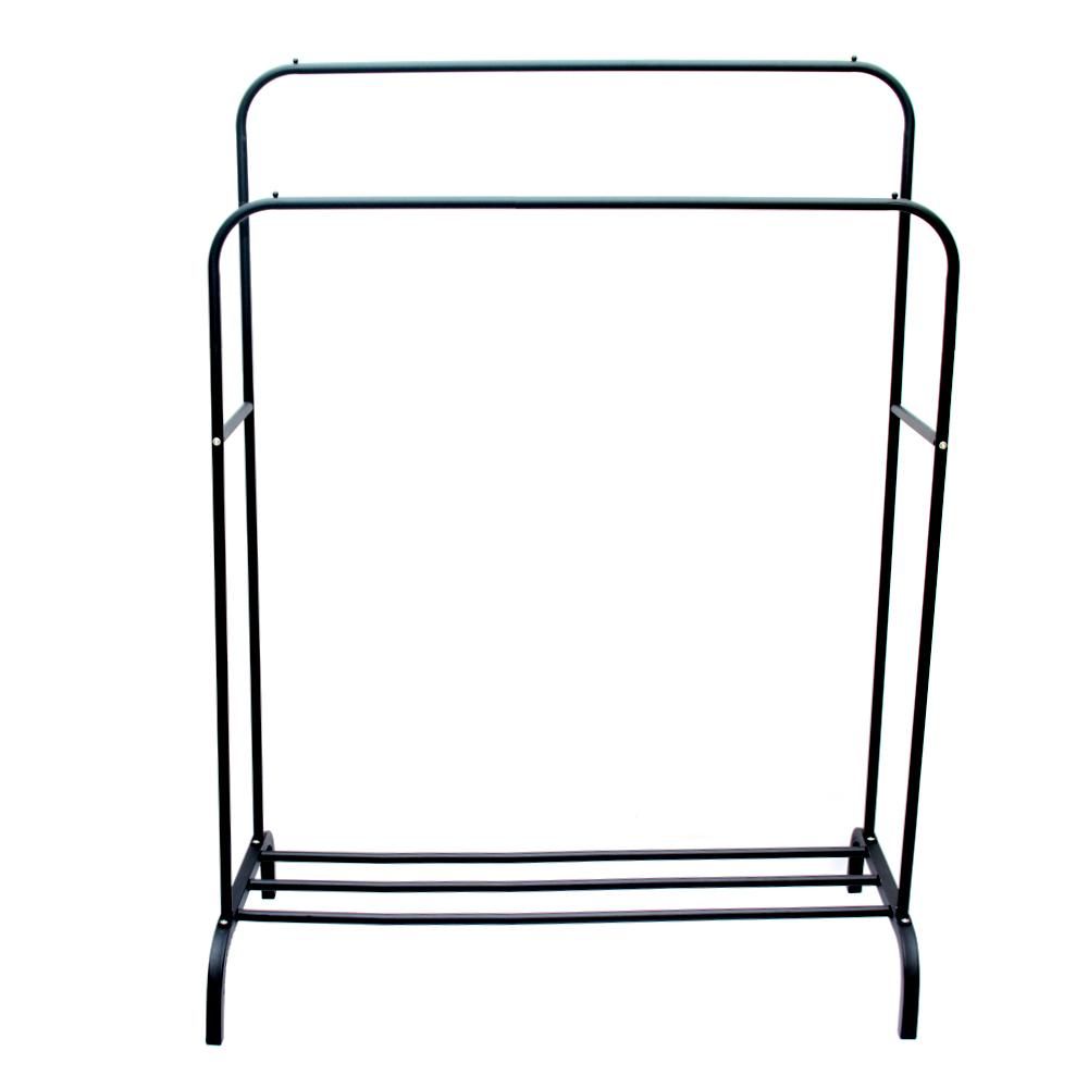 Dmart™ DIY Garment Rack Metal Double Rails Clothes Rack Organizer