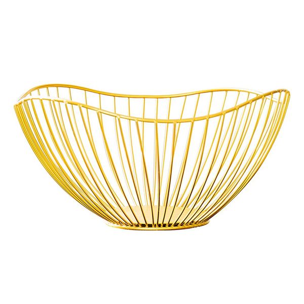 Fruit Basket Bowl-Gold