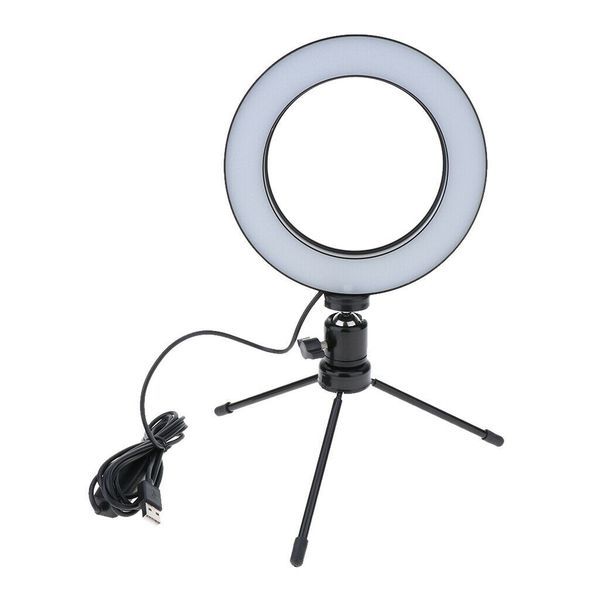 Dimmable Led Ring Light Lamp with Light Stand Light Kit | Shop Today ...