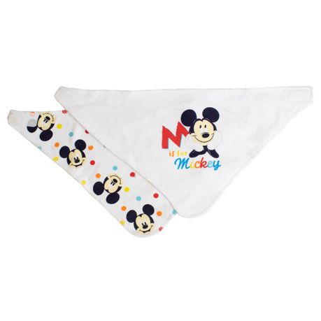 mickey mouse bandana bibs