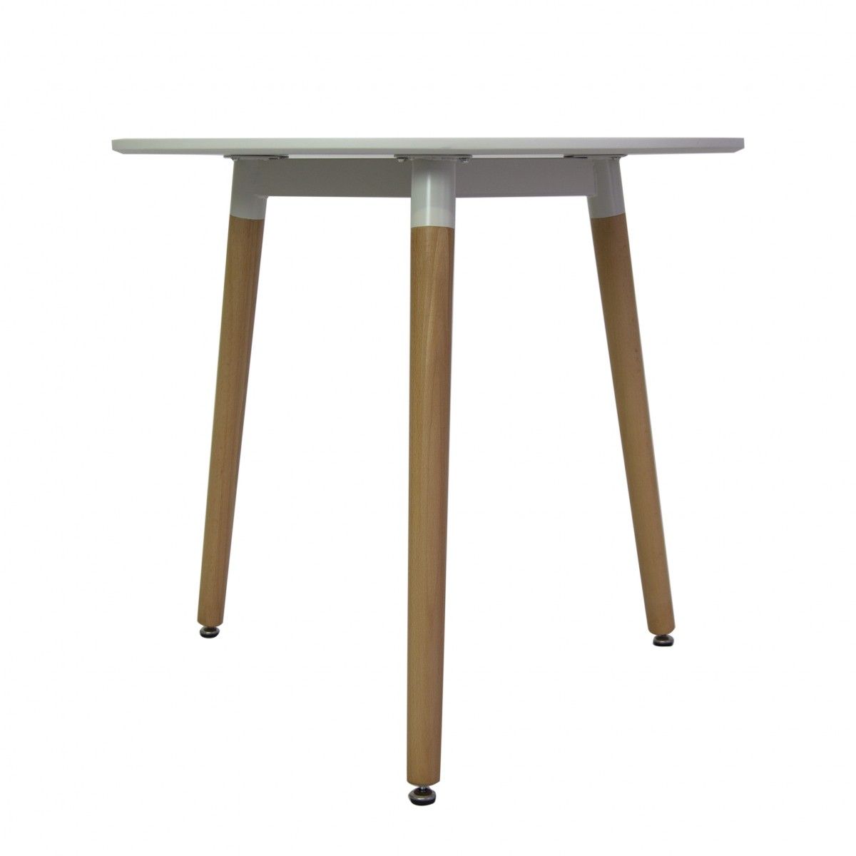 Fine living constance white round dining table 80cm x 75cm shop