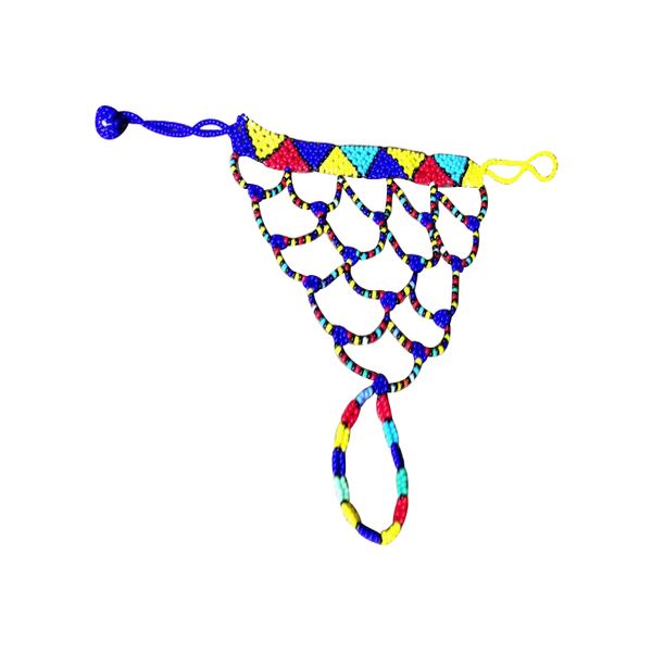 Multi-Coloured African Traditional Zulu Bracelet Ring Jewellery for Women