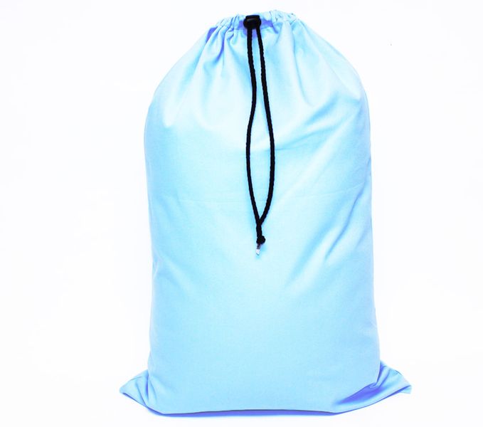 DSA 100% Cotton Laundry/Storage Bag - Light Blue