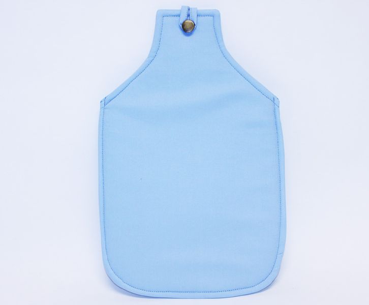 DSA 100% Cotton Hot Water Bottle Cover - Light Blue