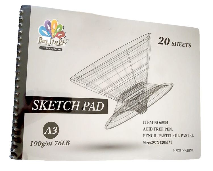 A3 Artists Sketch Pad - 20 Sheets