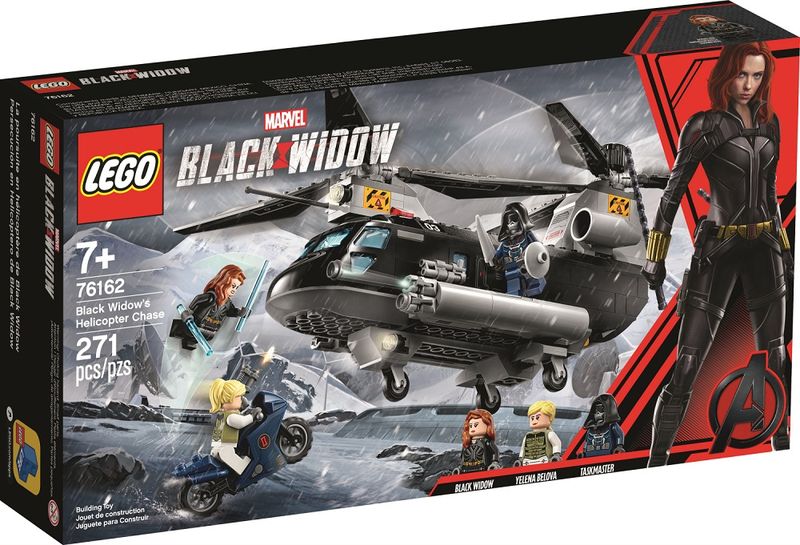 LEGO Marvel Black Widow's Helicopter Chase 76162