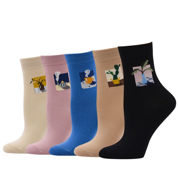 Olive Tree - Ladies' Cute Socks 17
