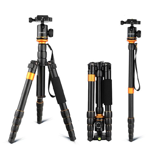 DWQ999H Professional 71" Portable Compact Camera Tripod Travel Kit
