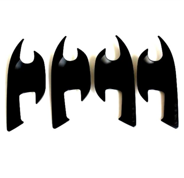 Nissan Navara NP300 Double Cab 2015-2020 Door Handle Cups Matte Black