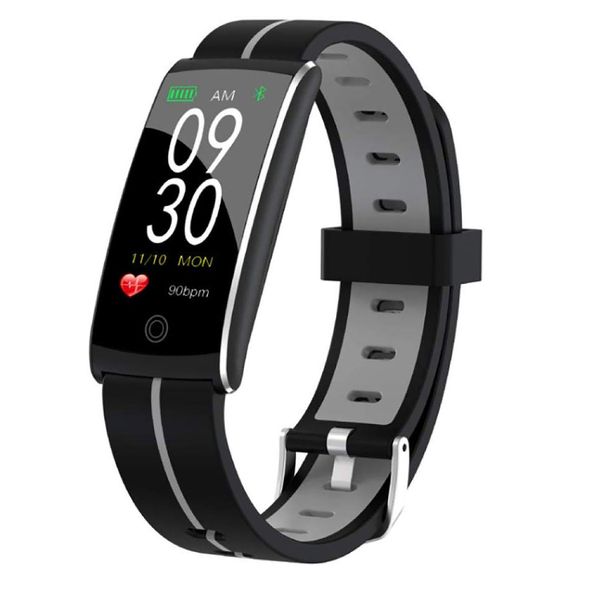 Fitness Tracker F10+ Smart Watch, IP67 Waterproof Activity Tracker - Black &amp; Grey