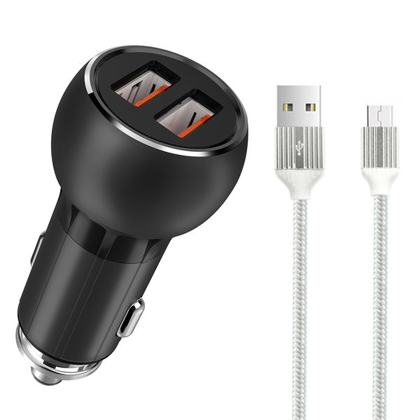 ZF LDNIO C503Q 36W Dual USB Micro Fast Car Charger