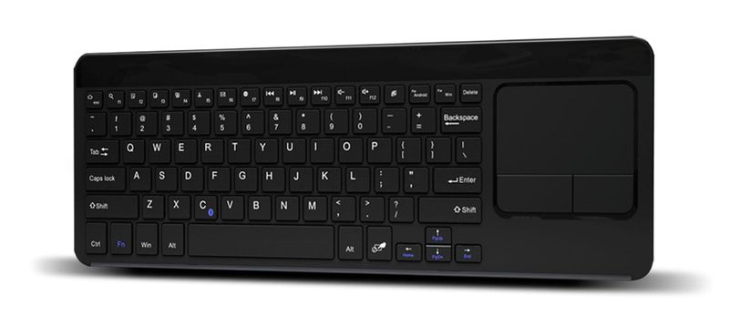 Mecer Ultrathin Wireless Keyboad with TouchPad 2.4G - Black