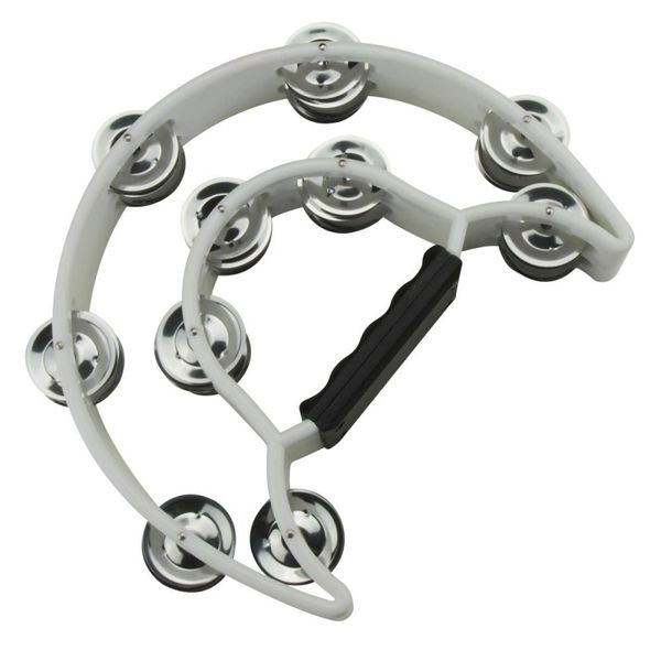 Santa Fe SUNTMB-WH Tambourine Half Moon abs White