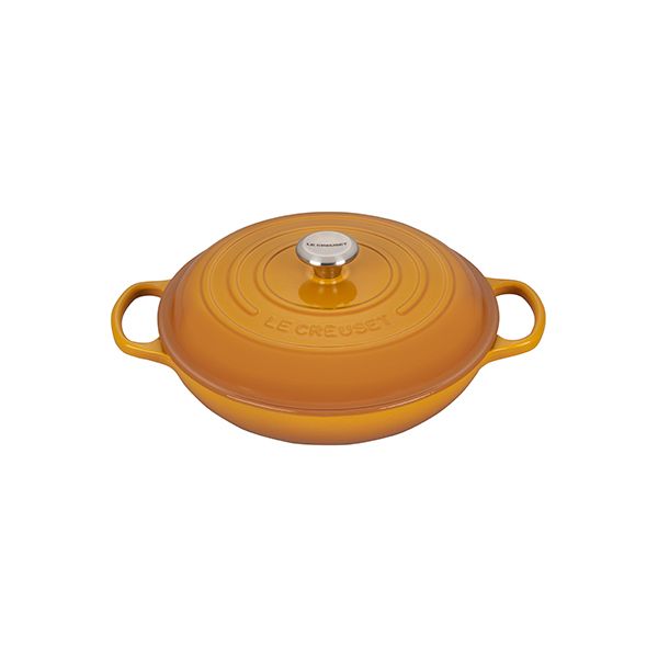 Le Creuset Signature Shallow Cast Iron Casserole - 30cm - Nectar