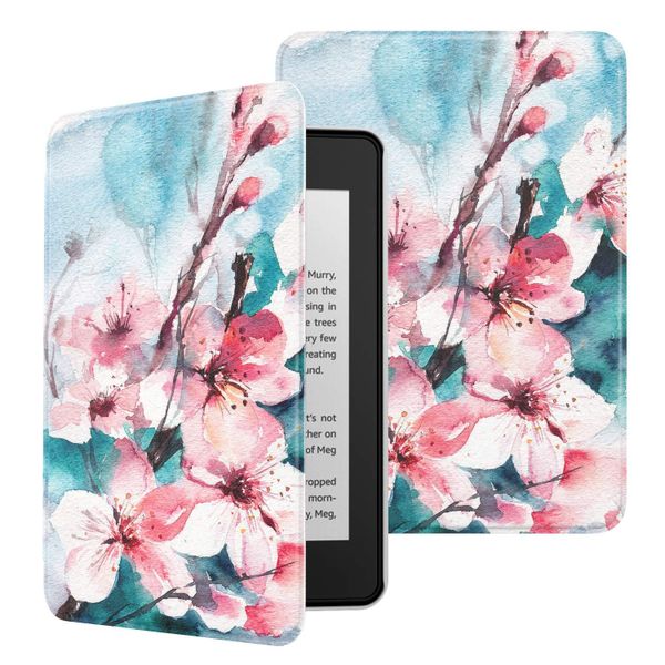 MoKo Case Fits Kindle Paperwhite Peach Blossom