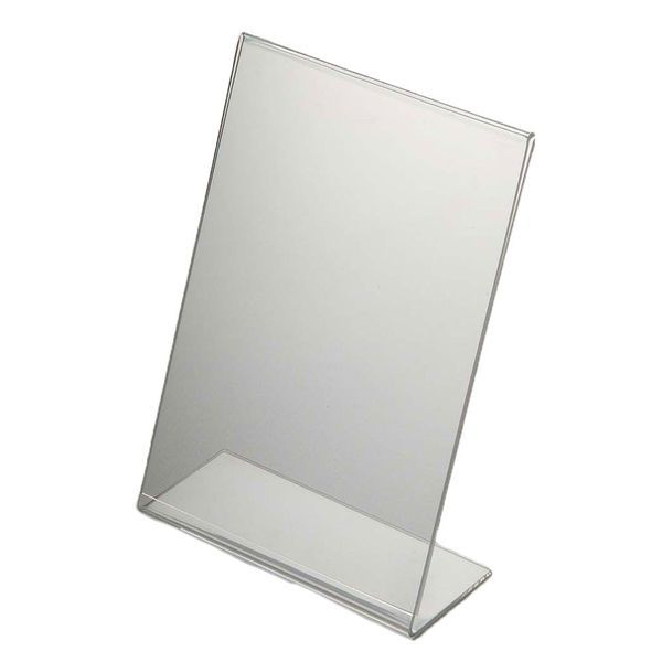 MR PLASTIC SINGLE SIDED MENU HOLDER A5 PORTRAIT BOX OF - 10