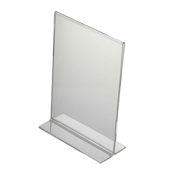 MR PLASTIC DOUBLE SIDED MENU HOLDER A5 PORTRAIT BOX OF - 10