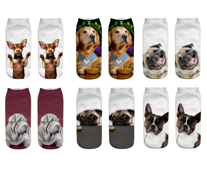 Olive Tree - Ladies' 3D Print Dog Socks 02