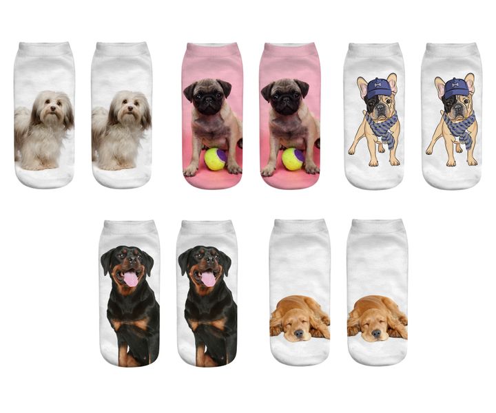Olive Tree - Ladies' 3D Print Dog Socks 03