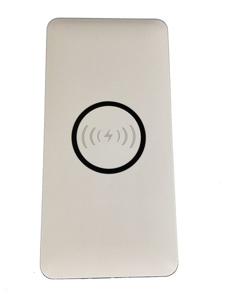 Wireless Smartphone Power Bank Q2 10000 mAh - White