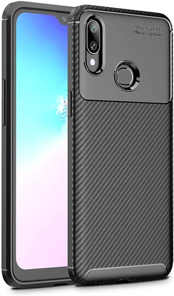 Tekron Premium Shock Resistant Slim TPU Carbon Case for Samsung Galaxy A10s